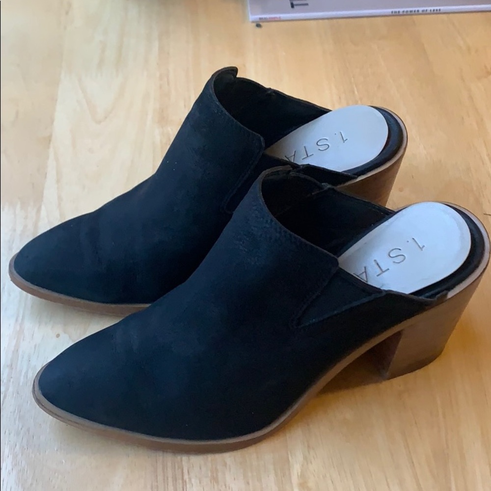 Black Slide Heels